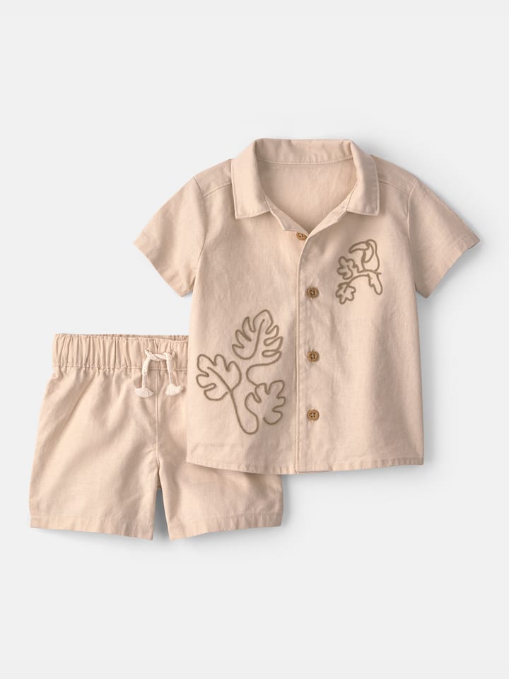 carter's 2tlg. Outfit in Beige - 80