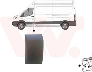 Van Wezel Zier-/schutzleiste, Seitenwand 1991405 B-Säule Für Ford