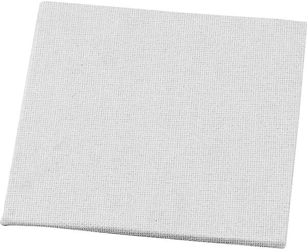 No-Name Malerplade   10x10 Cm   3 Mm   Hvid