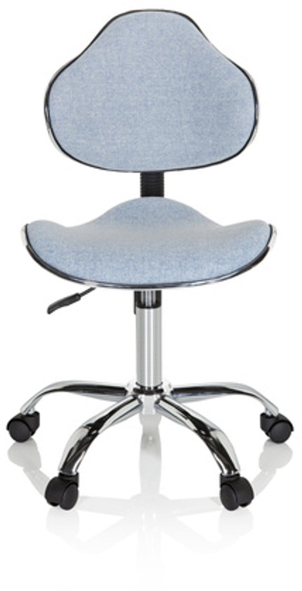 hjh OFFICE Kinder bureaustoel KIDDY GTI-3 blauw stof