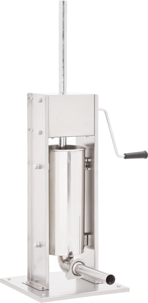 Manueller Wurstfüller Silbern 5 L Edelstahl