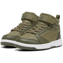 PUMA Rebound V6 Mid Winterized AC+ Sneaker Kinder 02 - PUMA olive/PUMA white 29