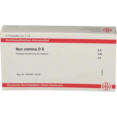 NUX Vomica D 6 Ampullen 8x1 ml