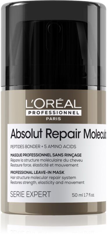 L’Oréal Professionnel Serie Expert Absolut Repair Molecular Genoprettende maske til skadet hår 50 ml