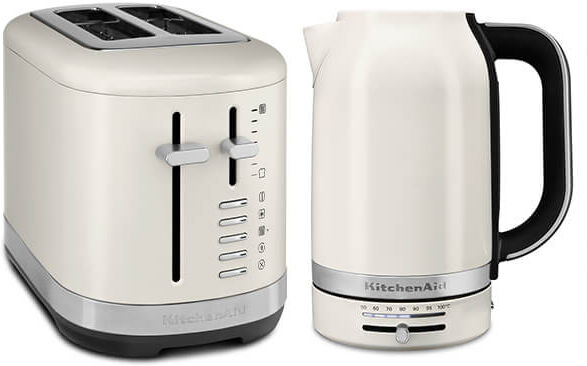 KitchenAid Breakfast Suite Porcelain 1.7L Kettle and 2 Slice Toaster Set