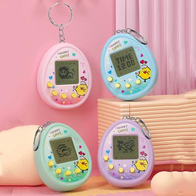 Electronic Pets Game Toys Virtual Tamagotchi, Nostalgic Virtual Cyber Digital Animals Toys For Kids Child blue