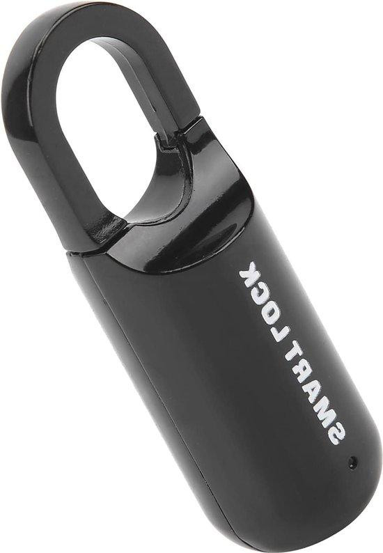 Smart Keyless Vingerafdrukslot met Capacitieve Aanraaksensor - Zwart