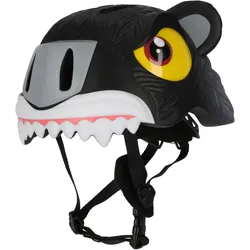 CRAZY SAFETY Panther Fahrradhelm Kinder 1001 - black S (49-55 cm)