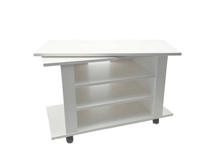 Livetastic Lowboard, Weiss, Kunststoff, 78x51x38 cm, stehend, Wohnzimmer, TV Möbel, Lowboards, Lowboards stehend