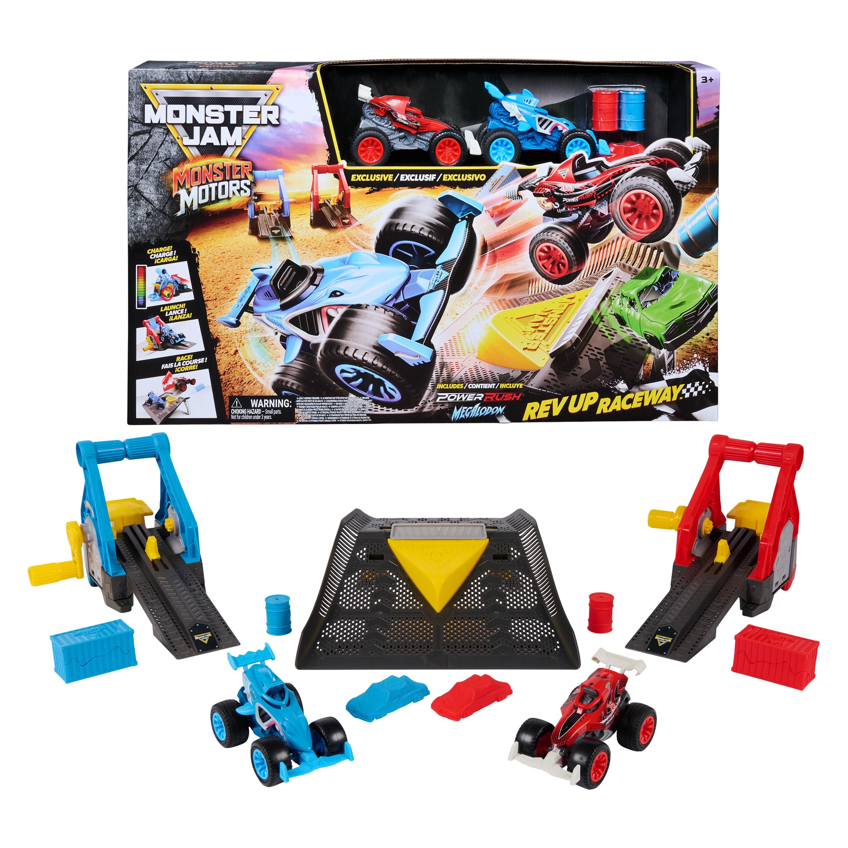Nobrand Monster Jam 1:64 Monster Motors Rev Up Raceway (6077667)