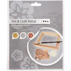 Creativ Company, Bastelpapier, Blattmetall kupfer (1x)