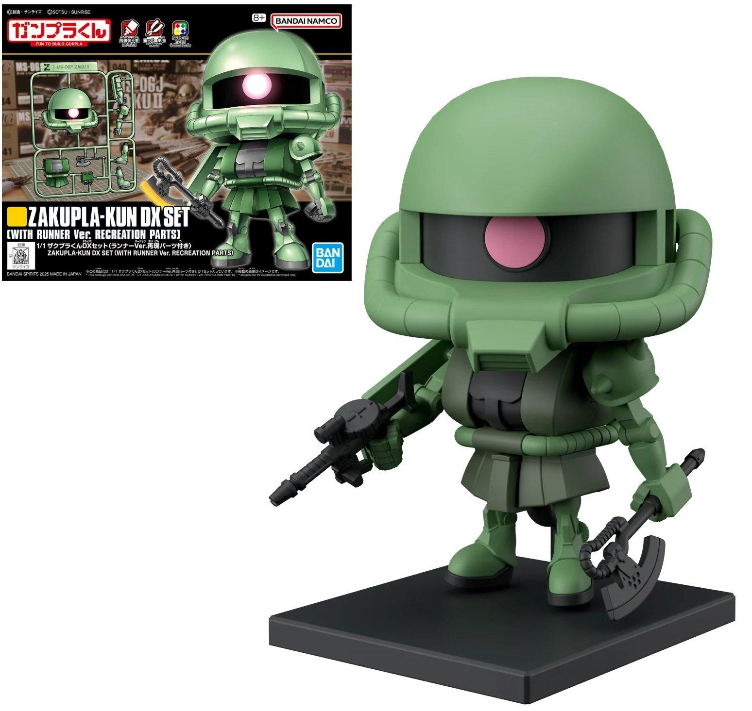 Bandai Gundam Zakupla-Kun 1/1 modelbouwset met Z-runner
