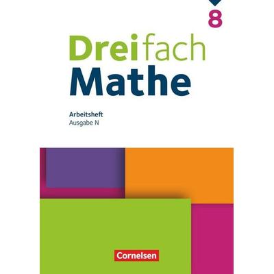 Dreifach Mathe 8. Schuljahr - Arbeitsheft mit Lösungen, Taschenbuch von , Cornelsen Verlag, 978-3-06-043690-3