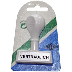 Stempel Text Vertraulich - Abdruck 45 mm