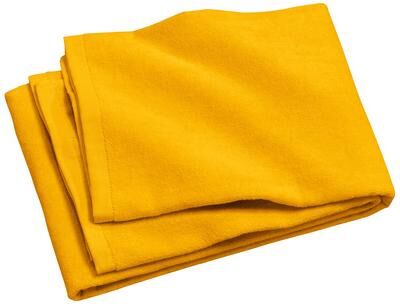 Port Authority PAPT42 Beach Towel in Gold size OSFA   Cotton Terry Velour PT42