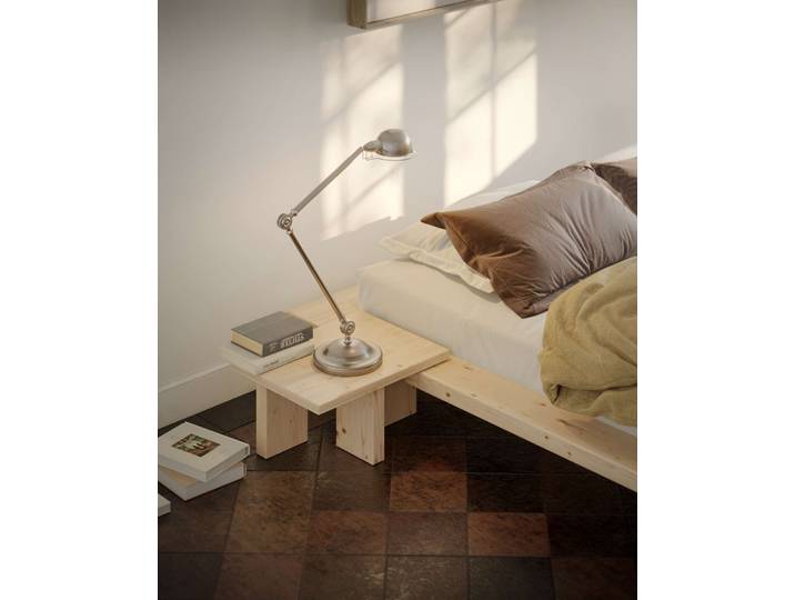 Nachttisch KARUP DESIGN Japan Bett-Tisch, FSC-zertifiziertes Massivholz,made in Europe , braun (carob braun, carob braun, carob braun), B:45cm H:23cm T:34cm, Tische, Nachttisch, Speziell für das Japan-Bett entworfen – perfekt integriert & passend