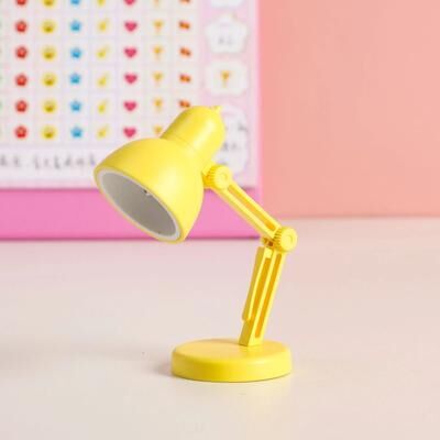 Uplifted Finds Portable LED Mini Desk Lamp With Clip   USB Powered Reading Light For Bedroom, Dorm & Study yellow