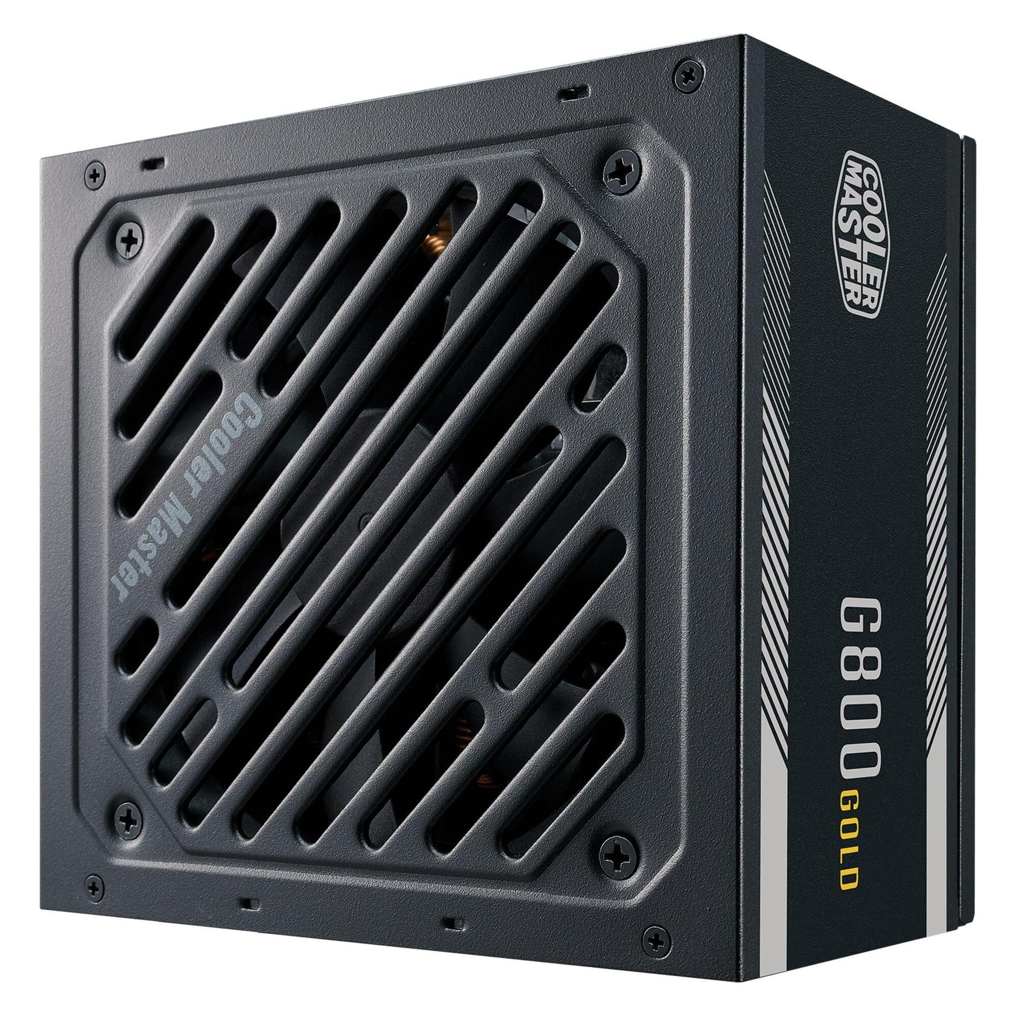 Cooler Master ALIMENTATORE 800W G800 GOLD PFC-A 80+GOLD FAN 120MM (800 W) (MPW-8001-ACAAG-EU)