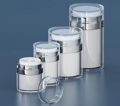 Inspired Living AirLock Pro Refillable Airless Pump Bottle Portable Vacuum Travel Cosmetic Container 1pc 50ml