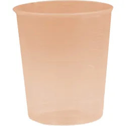 Einnehmeglas Kunststoff 30ml Rot 10 ST