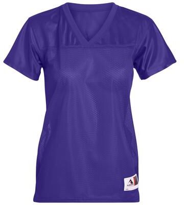 Augusta Sportswear 250 Women's Junior fit Stadium Replica Football Jersey T-Shirt in Purple size Small   Polyester