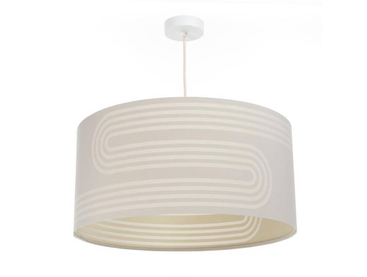 Onzeno Hängeleuchte Beige 50/95 cm, Kunststoff, E27, 0.6x95x25 cm, Lampen & Leuchten, Innenbeleuchtung, Hängeleuchten, Pendelleuchten