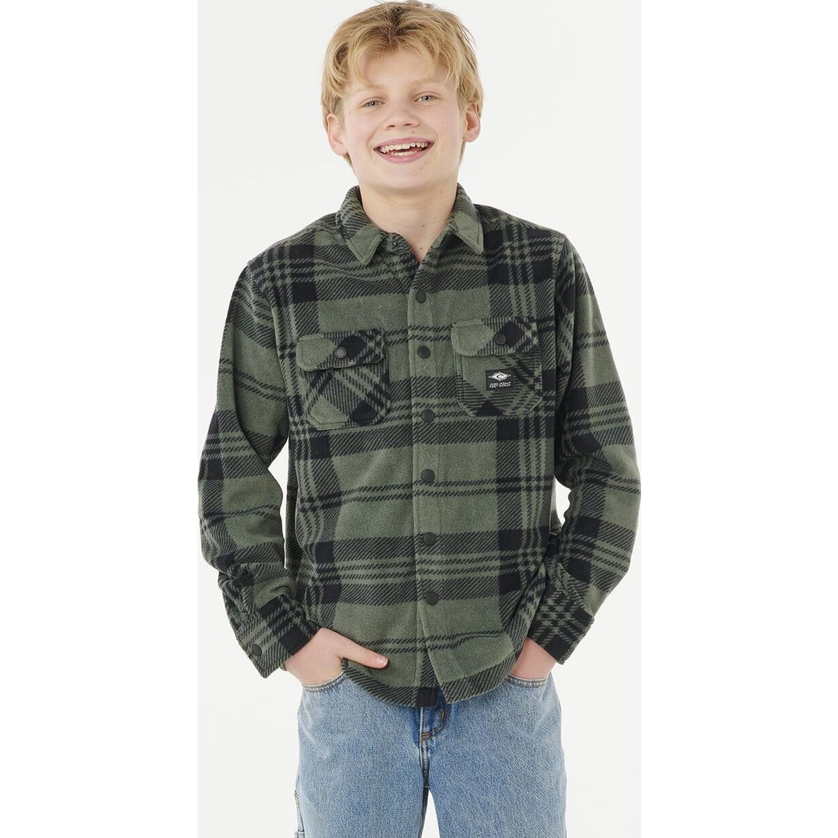 RipCurl FUN Times Polar Fleece Shirt-b deep cactus (2375) 12 01SBSH_2375_12