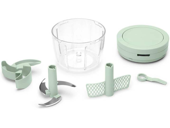 BRABANTIA Zerkleinerer Tasty+ , grün (grün, transparent), Zerkleinerer, Zerkleinerer