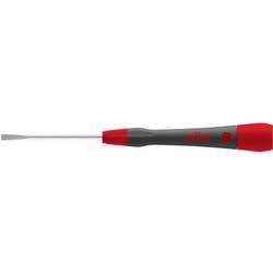 Wiha 42393 Elektrotechnik und Feinwerktechnik Schlitz-Schraubendreher Klingenbreite: 2.5 mm Klingenlänge: 100 mm