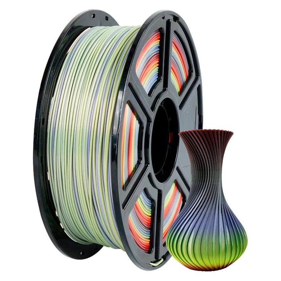 FlashForge PLA Silk 1.75mm Rainbow 1,0 (PLA, 1000 g, 1.75 mm) (90004249001)
