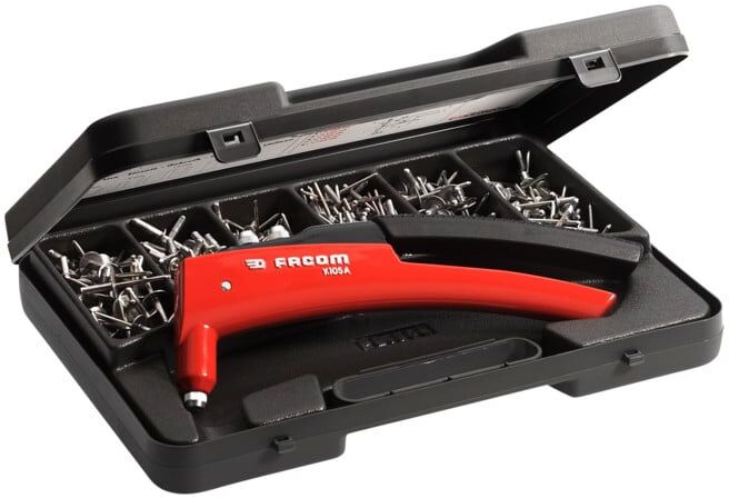 Pince à riveter pour rivets aveugles en aluminium Facom env. 450 pièces. (Y.RIV1)