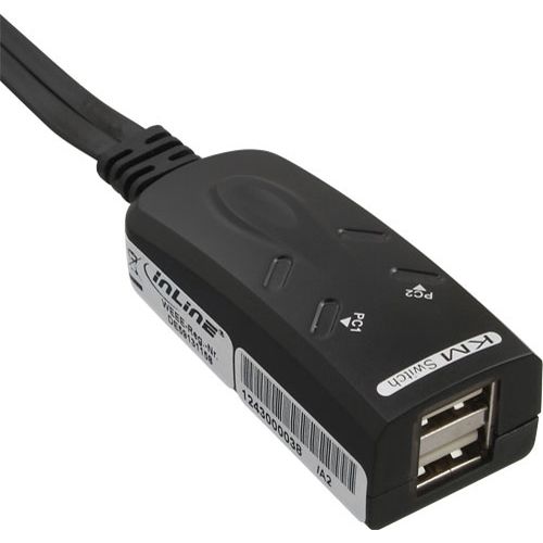 Inline USB KM-Umschalter 2 PCs
