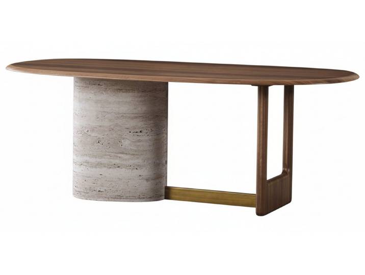 JVmoebel Esstisch Esstisch Moderner Stil Braune Farbe Geräumiger Tisch Verfeinerter Stil, Made in Europa