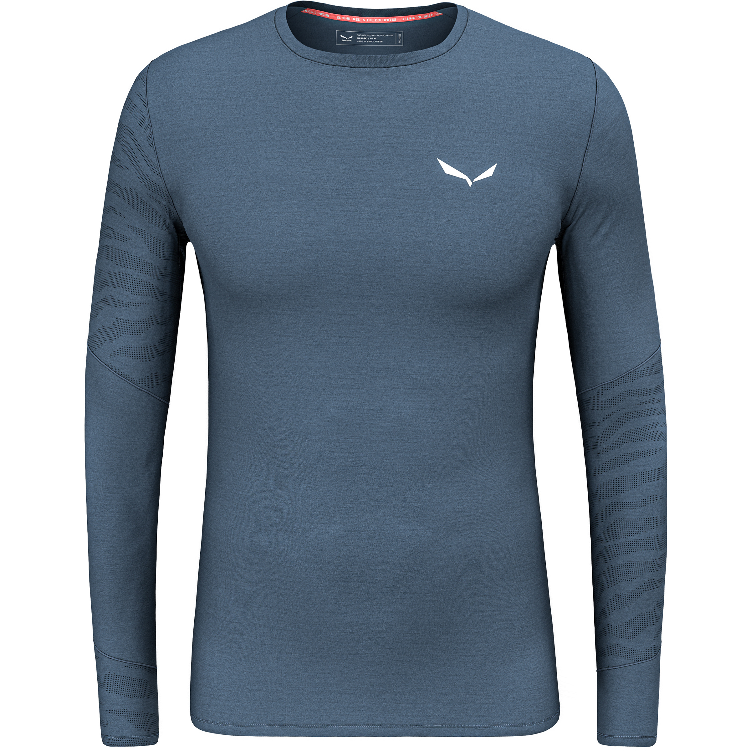 Salewa Cristallo Warm AMR Herren Longsleeves blau Größe XXL Trekking Hautfreundlich Merinowolle