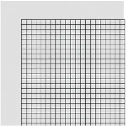 Office, Heft + Block, Heftblatt FSC A4, 4 mm Kariert, Grau, 2-fach gelocht (A4, Kariert)