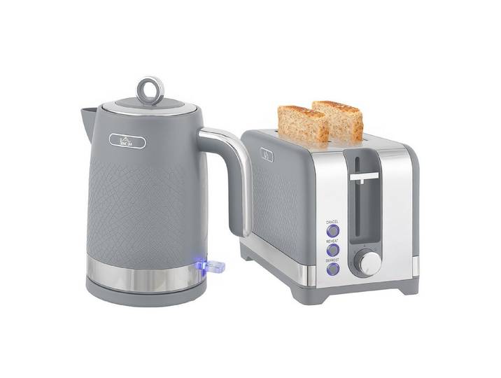 FELIXLEO Frühstücks-Set Wasserkocher und Toaster Set 1 7 l 2200 W Schnellkoch Wasserkocher mit (1-tlg)