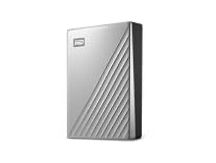 WD 5To My Passport Ultra pour Mac Disque Dur Externe Portable, Parfait pour sauvegarde et stockage, Sauvegarde et protection par mot de passe, Prêt pour Mac, Boîtier métallique épuré, Gris