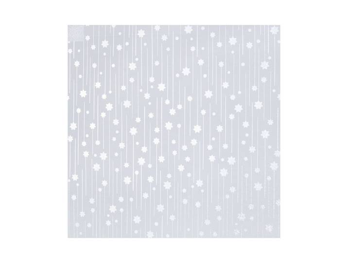 Geschenkpapier weiss mit Sternen silber