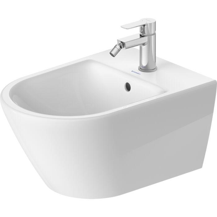 Duravit D-Code Wand-Bidet 27271500002 36x54cm, mit Hahnloch, Überlauf, weiß