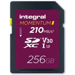 INTEGRAL Momentum SDXC 256GB UHS-1 U3 CL 10 V30 (210/180 MB/s)