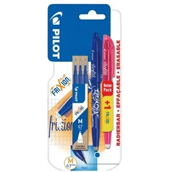 Pilot Tintenroller-Set »Frixion Ball + Minen und Frixion Ball Light« blau