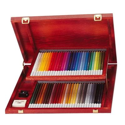 STABILO Pastellkreidestift - CarbOthello - 60er Holzkoffer - mit 60 verschiedenen Farben