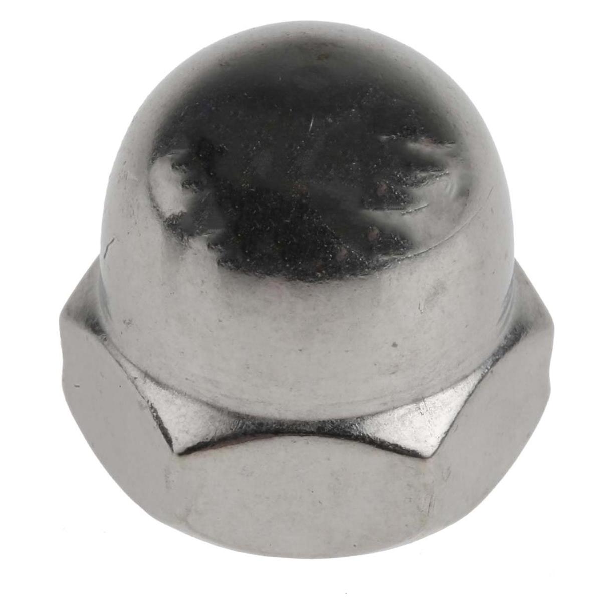 RS PRO Hutmuttern Edelstahl A2 M10 (M10) (2484438)