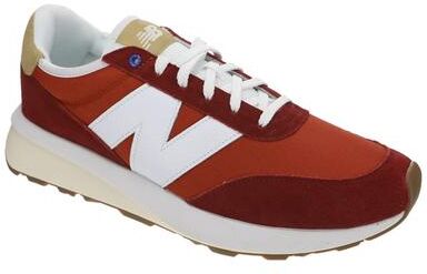 New Balance 370 (Men's) Athletic in Tomato/Podium Red, Size 5.5 D, Fabric