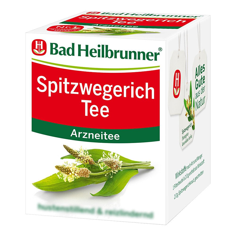 Bad Heilbrunner Naturheilm.GmbH&Co.KG Bad Heilbrunner Spitzwegerichkraut Tee 02296105