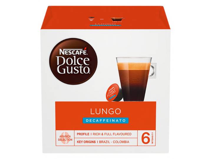 - Nescafé Dolce Gusto Lungo Décaféiné 16 capsules -