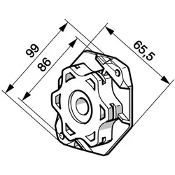 Somfy NHK-Kompakt Adapterlager 9910051
