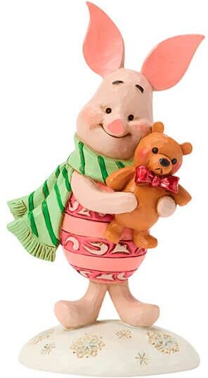 Disney Traditions by Jim Shore Christmas Piglet Mini Figurine