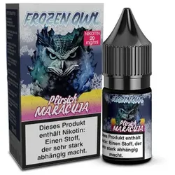 Frozen OWL Pfirsich Maracuja NicSalt Liquid 10ml / 20mg