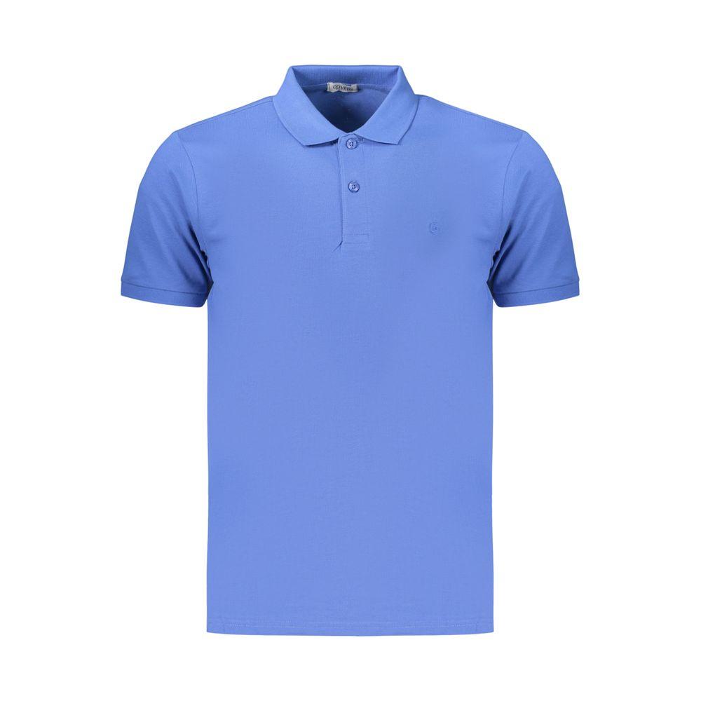 Coveri Moving Blau Baumwoll Herren Polo-Shirt